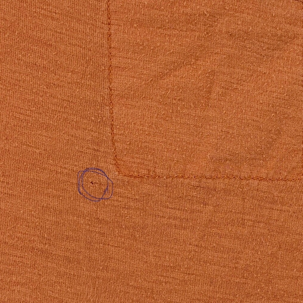 Y2K American Eagle Shirt Mens XL Orange Athletic Distressed Patch Embroidered - Picture 8 of 9